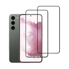 2 x OKKES full cover skærmbeskyttelse til S23 Ultra - reFix.dk