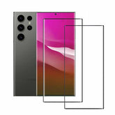 2 x OKKES full cover skærmbeskyttelse til S23+ - reFix.dk