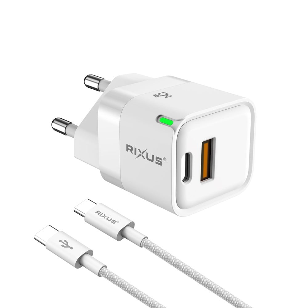 25W Hurtig Oplader USB-C - reFix.dk