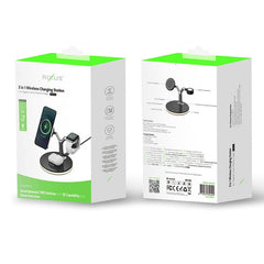 3 i 1 trådløs oplader til iPhone, AirPods og Apple Watch