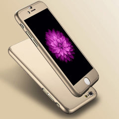 360 grader cover til iPhone 6S / 6 I guld - reFix.dk