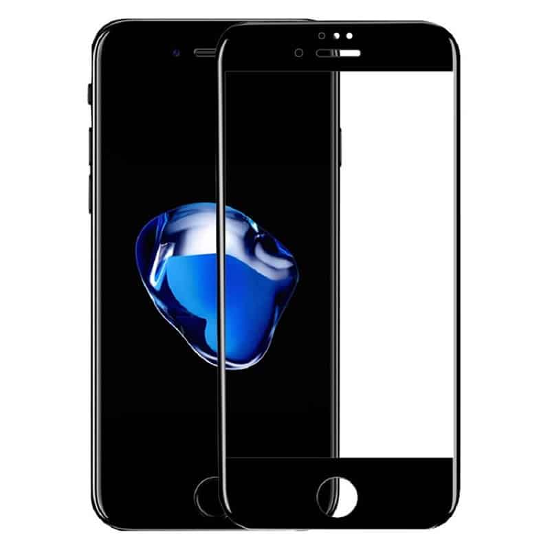 3D skærmbeskyttelse til iPhone 8 / 7 i sort - reFix.dk