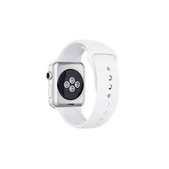 Apple Watch silikone rem i hvid 1 - reFix.dk