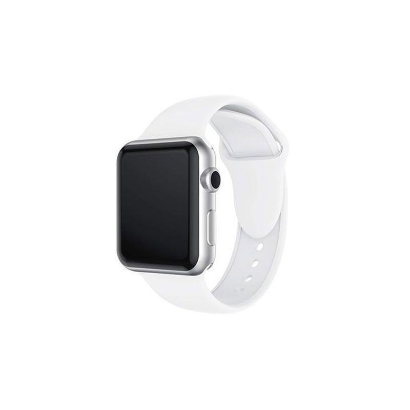 Apple Watch silikone rem i hvid - reFix.dk