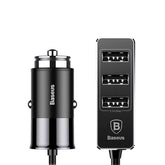 Baseus enjoy together biloplader med 3 output - reFix.dk