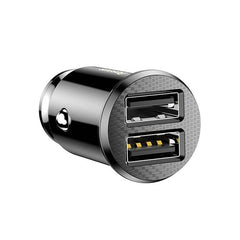 Baseus mini dobbelt USB biloplader 2 - reFix.dk