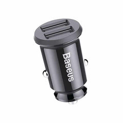 Baseus mini dobbelt USB biloplader - reFix.dk