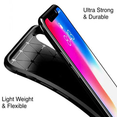 Carbon beskyttelses cover til iPhone XS Max - 1 - reFix.dk