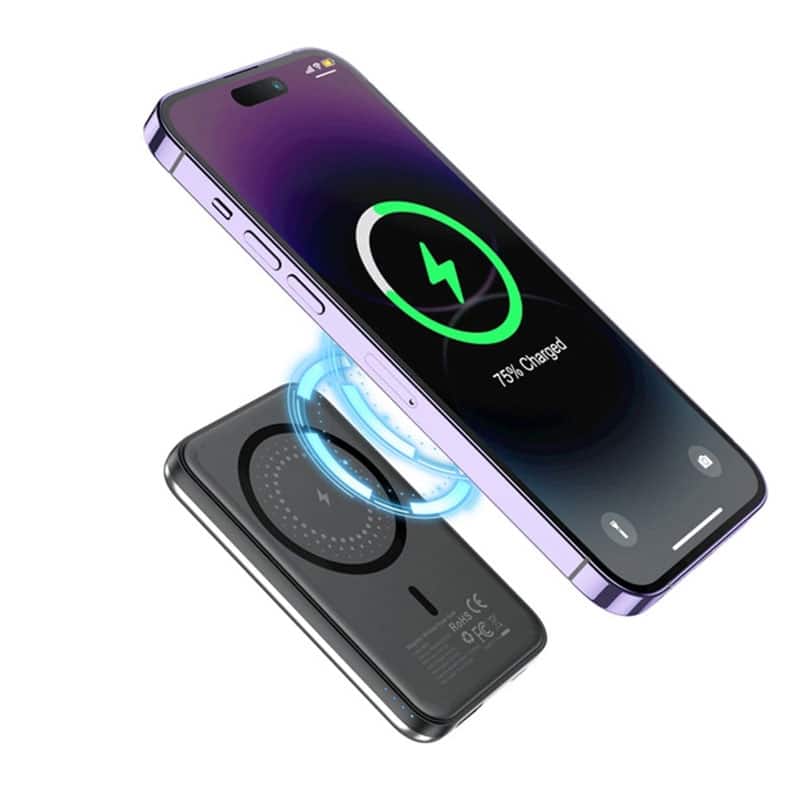 Choetech 10W 5000mAh mini magsafe powerbank - reFix.dk