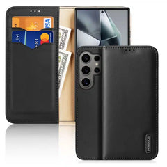 DUX DUCIS Hivo læder flop cover med RFID til Samsung S24 Ultra - reFix.dk