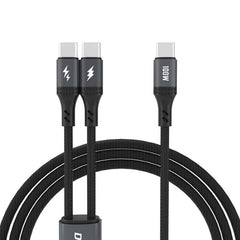 Dudao 2i1 USB-C kabel 1.2m - reFix.dk