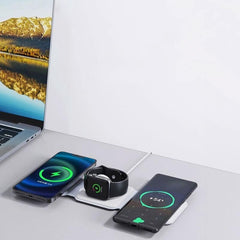 Dudao 3i1 trådløs oplader (15W) - 2 - reFix.dk