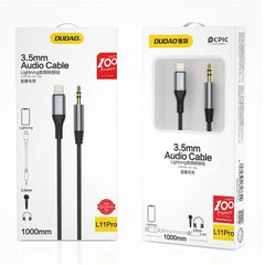 Dudao Lightning til 3.5mm Jackstik audio kabel - 3 - reFix.dk
