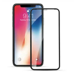 Full cover skærmbeskyttelse med silikone kant til iPhone 11 Pro - reFix.dk