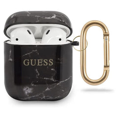 Guess TPU Marble cover til AirPods - sort marble - reFix.dk