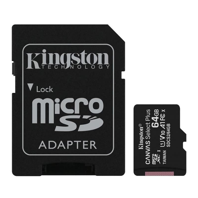 Kingston Canvas Select Plus microSDHC hukommelseskort 64GB - reFix.dk