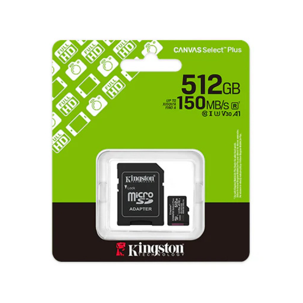 Kingston Canvas Select Plus microSD Hukommelseskort retail | reFix.dk