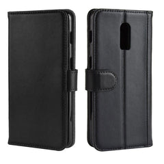 Læder flip cover til OnePlus 6T / 7 - 1 - reFix.dk