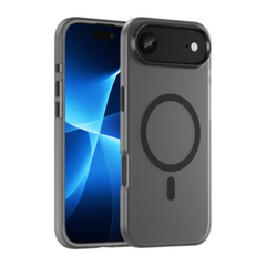 iPhone 17 Air Cover – Clear Case med MagSafe (Sort) | reFix.dk