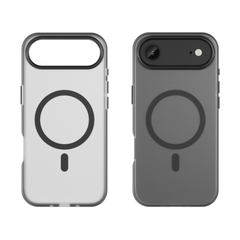 iPhone 17 Air Cover – Clear Case med MagSafe (Sort) back | reFix.dk
