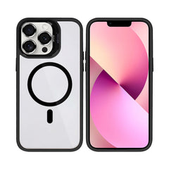 Premium Clear Case med MagSafe til iPhone 12 Pro Max - Sort - reFix.dk