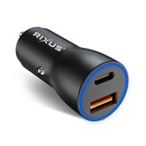 Rixus RXCC12 biloplader med USB-C PD + QC (38W)