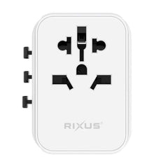 Rixus Universal Rejse Adapter med USB-C / USB-A - 2 - reFix.dk