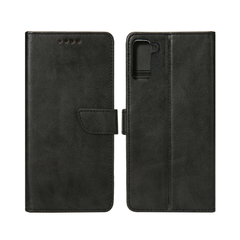 Samsung S21 Cover – Rixus Læder Flip Cover med Kortholder - reFix.dk