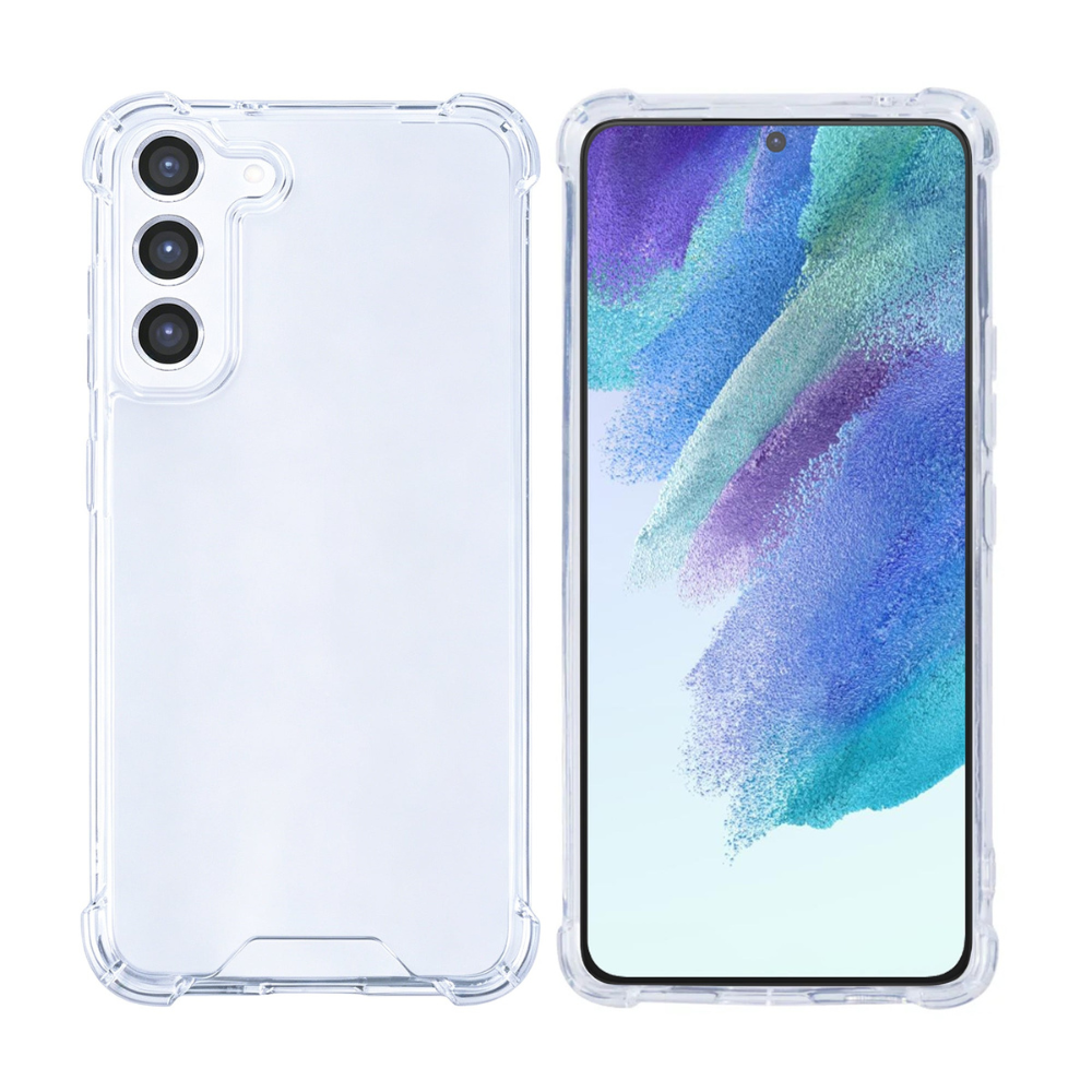 Samsung S21 FE Clear Case – Stødsikkert Akryl Cover - reFix.dk