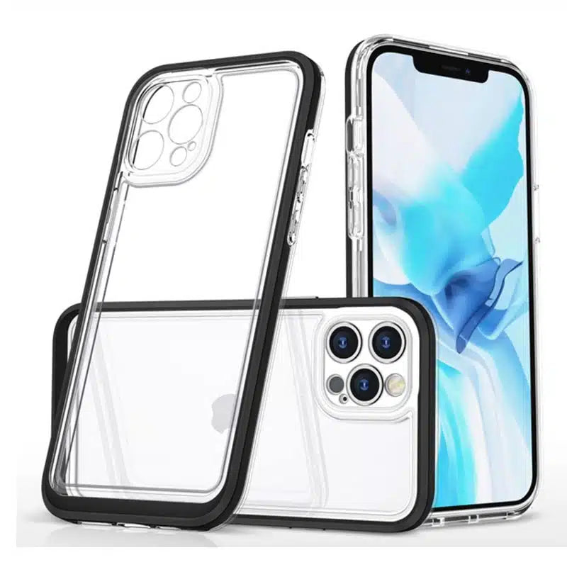 Shockproof 3i1 clear cover til iPhone 12 Pro - reFix.dk