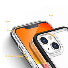 Shockproof 3i1 clear cover til iPhone 13 - 2 - reFix.dk
