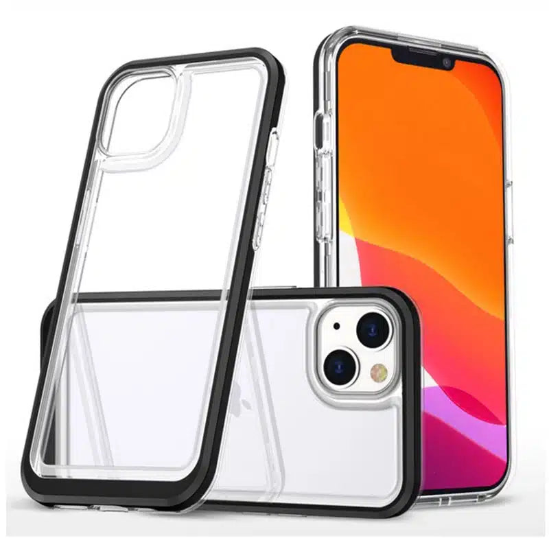 Shockproof 3i1 clear cover til iPhone 13 - reFix.dk