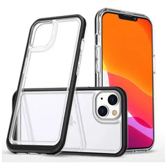 Shockproof 3i1 clear cover til iPhone 13 - reFix.dk