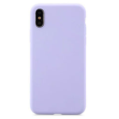 Silikone cover til iPhone X/XS lavendel - reFix.dk
