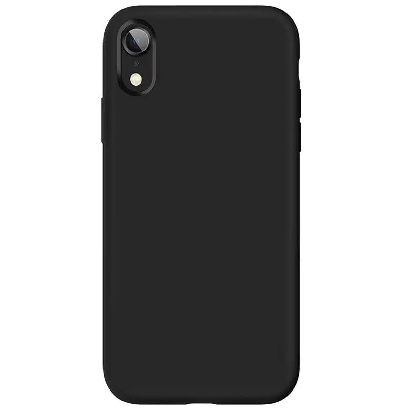 Silikone cover til iPhone XR sort - reFix.dk
