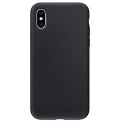 Silikone cover til iPhone X/XS sort - reFix.dk