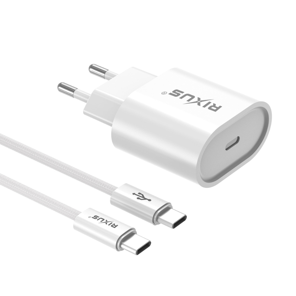USB-C Hurtig Oplader 30W – Med USB-C Kabel - reFix.dk