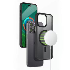 Akryl Clear case til iPhone 13 - sort 1 - reFix.dk