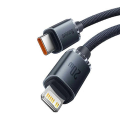 Baseus Crystal USB-C til lightning kabel 1 - reFix.dk