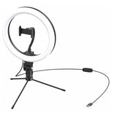 Baseus Live Stream / Selfie LED Ring Light m. Mobilholder & Tripod - reFix.dk