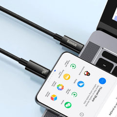 Baseus Tungsten Gold USB-C til USB-C kabel (240) - 3 - reFix..dk