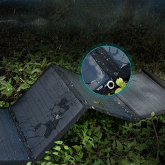 Choetech Foldbar Solcelle oplader 80W DC / USB-C / 2x USB-A