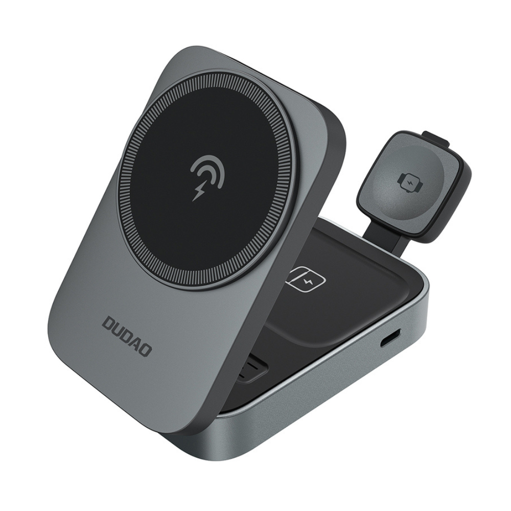 Dudao 3 i 1 Trådløs MagSafe Oplader (15 W) - reFix.dk