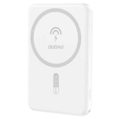 Dudao K14S 5000mAh powerbank med USB-C / USB-A / MagSafe (20W) - Hvid - reFix.dk