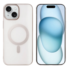 iPhone 15 Cover – Ultratyndt Instinct Mag Cover med MagSafe - Titanium Grå | reFix.dk