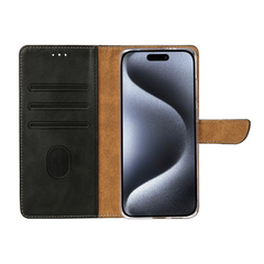 iPhone 15 Pro Cover – Læder Flip Cover - 1 - reFix.dk