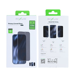iPhone 17 Pro Privacy Skærmbeskyttelse – Premium Full Cover - 2 - reFix.dk