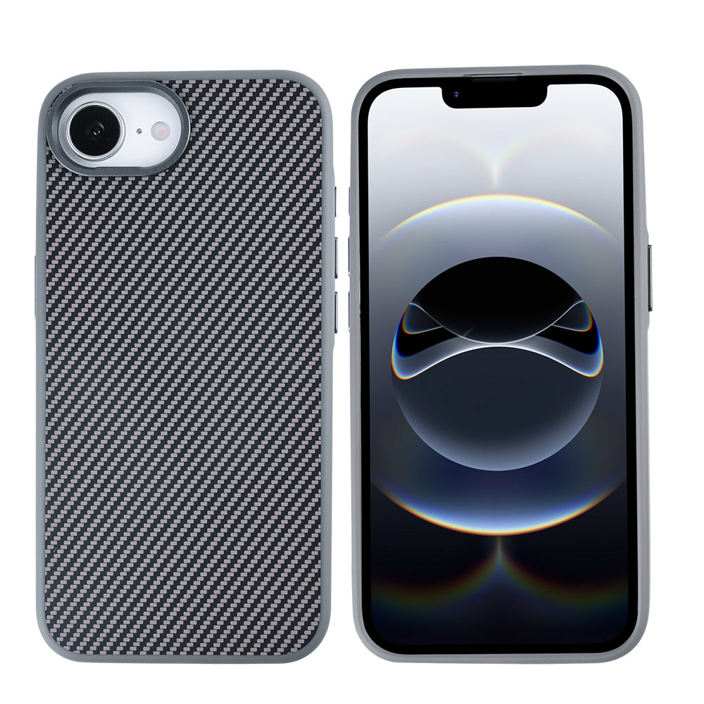 iPhone 17e / 16e Cover – Carbon Armor MagSafe - 1 - reFix.dk