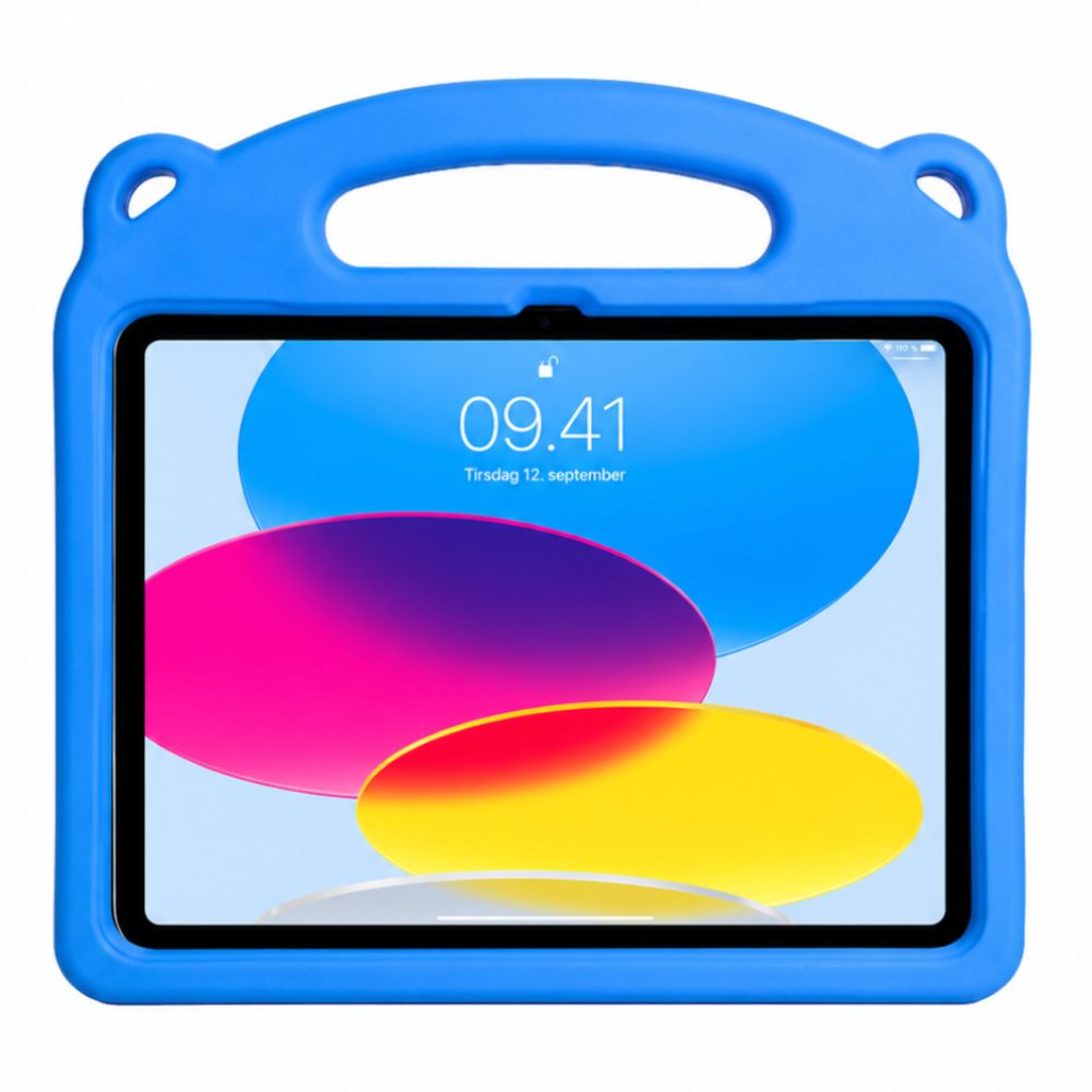 iPad 11 (2025) / 10.9 (2022) Børnecover – Panda - Blå - reFix.dk