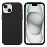 iPhone 15 Cover – Premium Soft Touch Silikone Med MagSafe - sort - 2 - reFix.dk